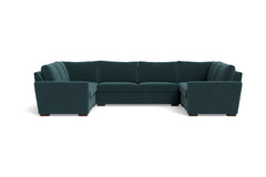 Maverick 5pc Sectional Sofa :: Leg Finish: Espresso