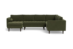 Sadie 4pc Sectional Sofa :: Leg Finish: Espresso / Configuration: LAF - Chaise on the Left