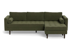 Sadie Reversible Chaise Sofa :: Leg Finish: Espresso