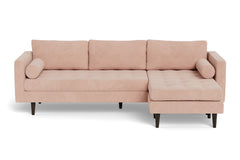 Sadie Reversible Chaise Sofa :: Leg Finish: Espresso