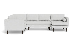 Sadie 4pc Sectional Sofa :: Leg Finish: Espresso / Configuration: RAF - Chaise on the Right