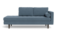 Sadie Sofa Lounger :: Leg Finish: Espresso / Configuration: RAF - Right Arm Facing