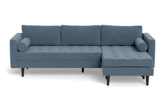 Sadie Reversible Chaise Sofa :: Leg Finish: Espresso