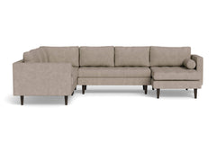 Sadie 4pc Sectional Sofa :: Leg Finish: Espresso / Configuration: RAF - Chaise on the Right