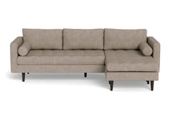 Sadie Reversible Chaise Sofa :: Leg Finish: Espresso