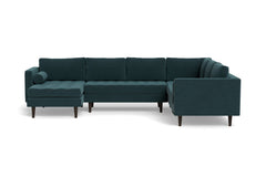 Sadie 4pc Sectional Sofa :: Leg Finish: Espresso / Configuration: LAF - Chaise on the Left