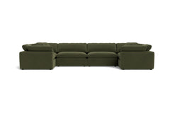 Westover 6pc Sectional Sofa :: Leg Finish: Espresso