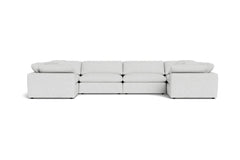 Westover 6pc Sectional Sofa :: Leg Finish: Espresso