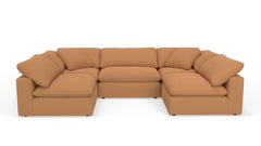 Westover 6pc Sectional Sofa :: Leg Finish: Espresso