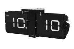 Flipping Out Clock by Cloudnola BLACK/BLACK