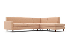Huxley 3pc L-Sectional Sofa :: Configuration: RAF - Bumper on the Right