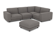 Conrad 5pc Modular Sectional Sofa with Ottoman