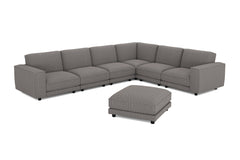 Conrad 7pc Modular Sectional Sofa with Ottoman