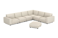 Conrad 7pc Modular Sectional Sofa with Ottoman