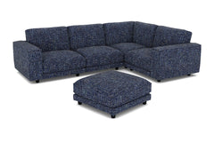 Conrad 5pc Modular Sectional Sofa with Ottoman