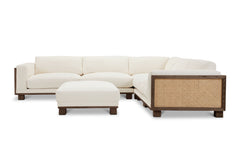 Bailey 6pc Modular Sectional Sofa w/ Ottoman