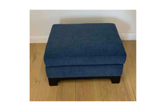 Logan Drive Ottoman in BLUE JEAN - 23x30