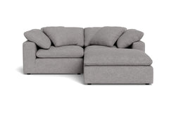 Westover 3pc Sectional Sofa W/ Ottoman :: Leg Finish: Espresso