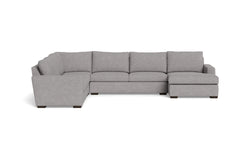 Maverick 4pc Sectional Sofa :: Leg Finish: Espresso / Configuration:RAF - Chaise on the Right