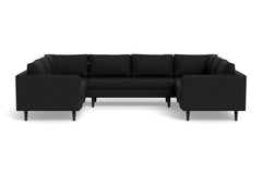 Sadie 5pc Sectional Sofa :: Leg Finish: Espresso