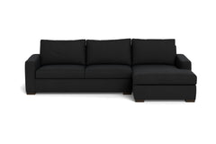 Maverick 2pc Sectional Sofa :: Leg Finish: Espresso / Configuration: RAF - Chaise on the Right
