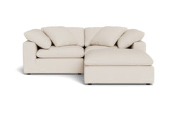 Westover 3pc Sectional Sofa W/ Ottoman :: Leg Finish: Espresso