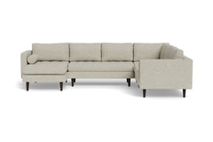 Sadie 4pc Sectional Sofa :: Leg Finish: Espresso / Configuration: LAF - Chaise on the Left