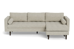 Sadie Reversible Chaise Sofa :: Leg Finish: Espresso