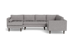 Sadie 4pc Sectional Sofa :: Leg Finish: Espresso / Configuration: LAF - Chaise on the Left