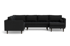 Sadie 4pc Sectional Sofa :: Leg Finish: Espresso / Configuration: RAF - Chaise on the Right