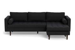 Sadie Reversible Chaise Sofa :: Leg Finish: Espresso