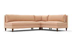Magnolia Armless 3pc Modular Sectional Sofa
