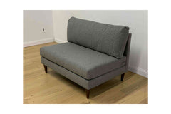 Magnolia Armless Loveseat in MOUNTAIN GREY
