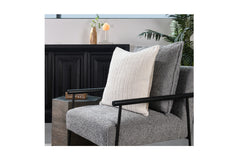 Mallory Toss Pillow in Ivory