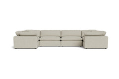 Westover 6pc Sectional Sofa :: Leg Finish: Espresso
