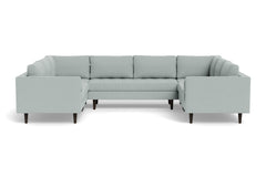 Sadie 5pc Sectional Sofa :: Leg Finish: Espresso