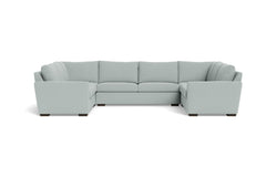 Maverick 5pc Sectional Sofa :: Leg Finish: Espresso