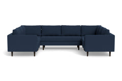 Sadie 5pc Sectional Sofa :: Leg Finish: Espresso