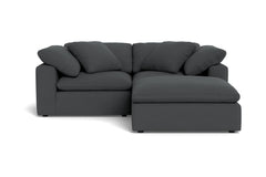 Westover 3pc Sectional Sofa W/ Ottoman :: Leg Finish: Espresso