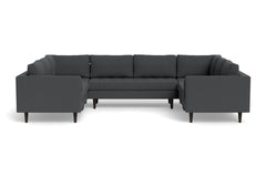 Sadie 5pc Sectional Sofa :: Leg Finish: Espresso
