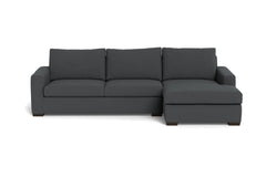 Maverick 2pc Sectional Sofa :: Leg Finish: Espresso / Configuration: RAF - Chaise on the Right