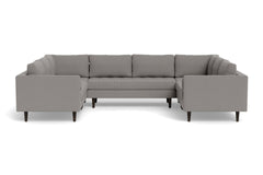 Sadie 5pc Sectional Sofa :: Leg Finish: Espresso