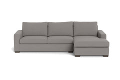 Maverick 2pc Sectional Sofa :: Leg Finish: Espresso / Configuration: RAF - Chaise on the Right