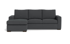 Maverick Reversible Chaise Sofa :: Leg Finish: Espresso