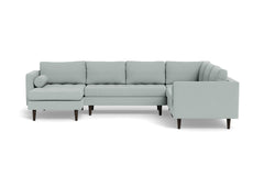 Sadie 4pc Sectional Sofa :: Leg Finish: Espresso / Configuration: LAF - Chaise on the Left