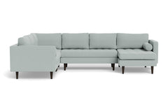 Sadie 4pc Sectional Sofa :: Leg Finish: Espresso / Configuration: RAF - Chaise on the Right