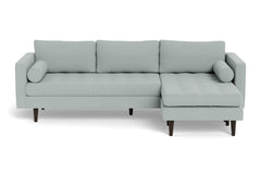 Sadie Reversible Chaise Sofa :: Leg Finish: Espresso