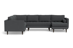 Sadie 4pc Sectional Sofa :: Leg Finish: Espresso / Configuration: RAF - Chaise on the Right