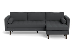Sadie Reversible Chaise Sofa :: Leg Finish: Espresso