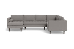 Sadie 4pc Sectional Sofa :: Leg Finish: Espresso / Configuration: LAF - Chaise on the Left